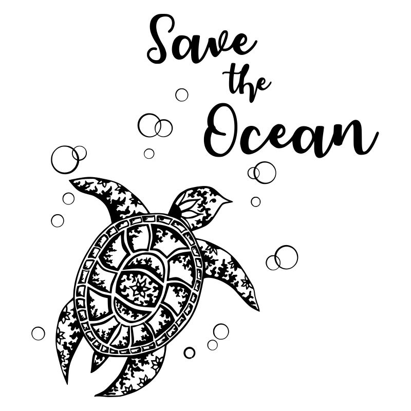 Save the Ocean - tortue