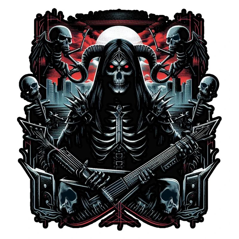Mort avec la guitare Grim Reaper