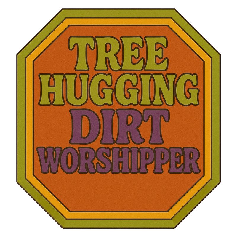 Baumumarmender Drecksanbeter Abzeichen