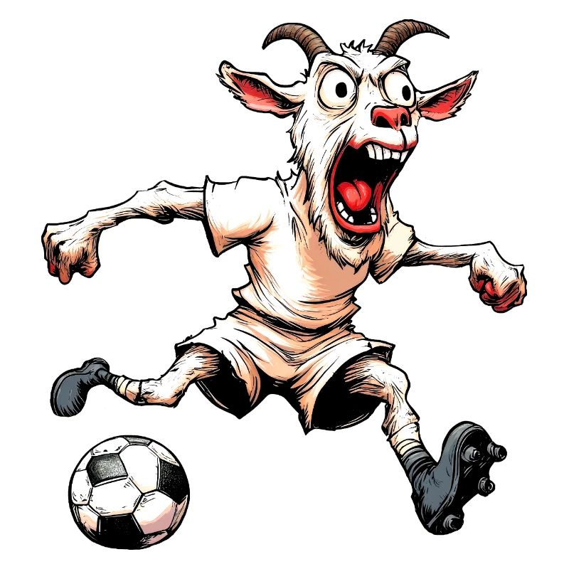 Ziegen Fussball