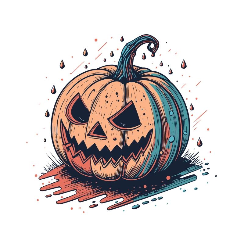 Kürbis Neon Halloween JackoLantern