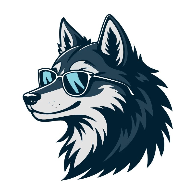 Stylish Wolf Sonnenbrille