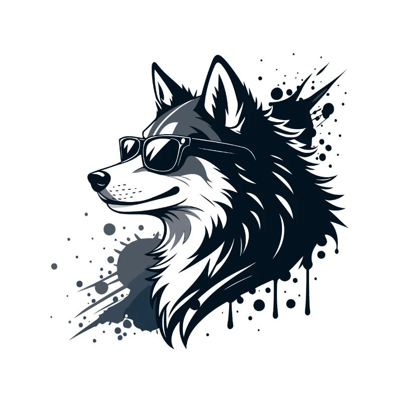 Husky-Chic-Gläser und Spritzer