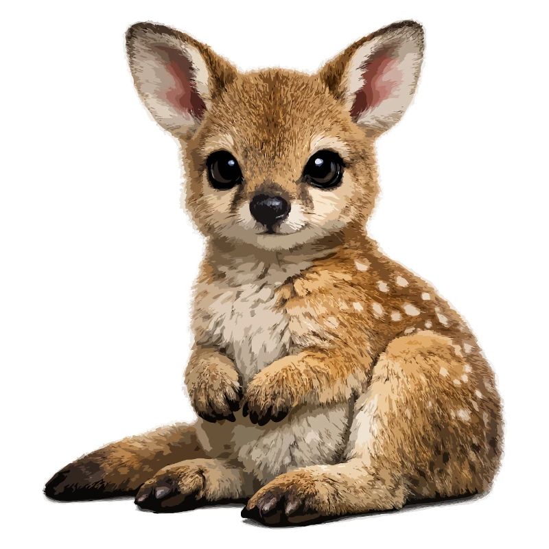 Bébé kangourou mignon Joey