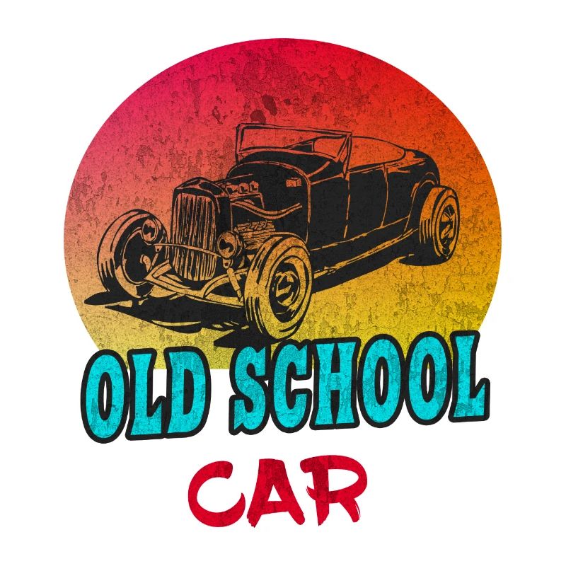Old School Car Vintage / Geschenk Oldtimer Auto