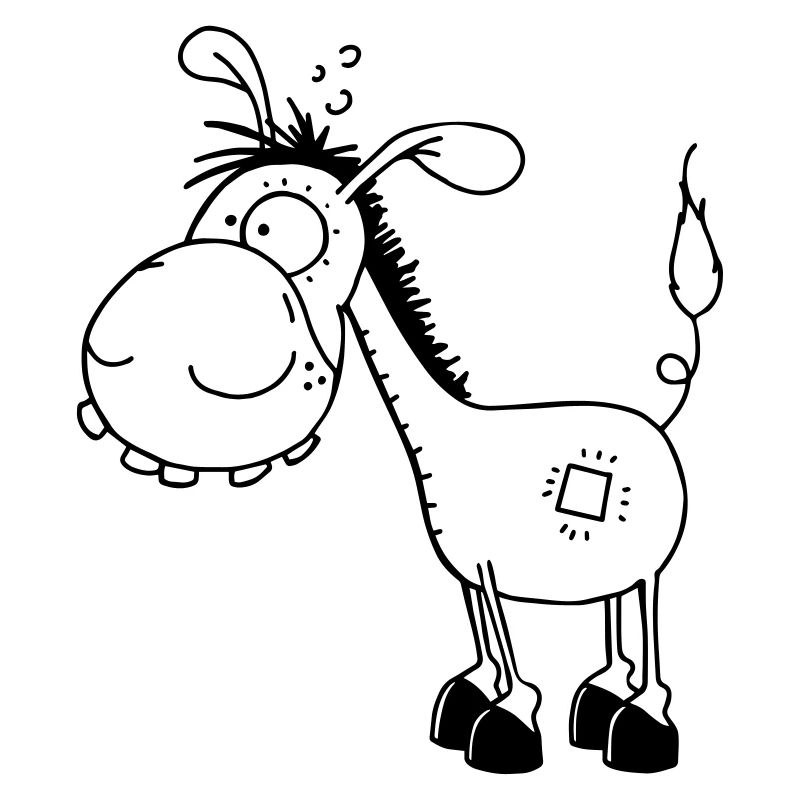 Esel - Langohresel - Eselchen