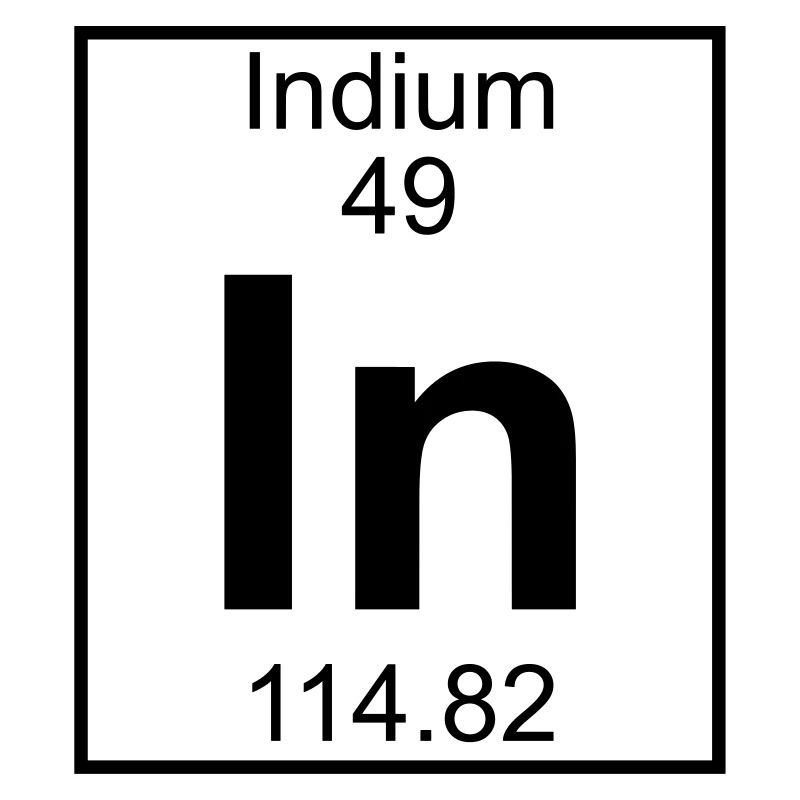 Indium (In) (element 49)