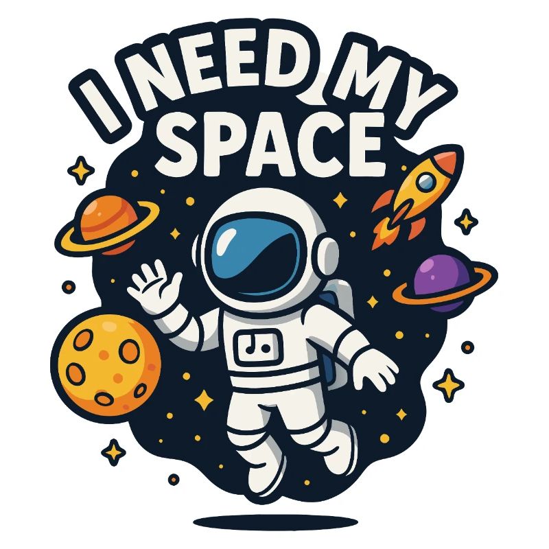 Astronaut "I need my space"