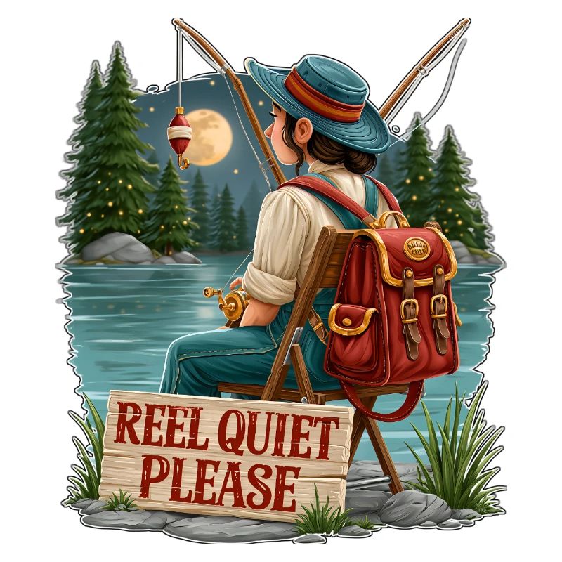 Moulin, silence, s’il vous plaît, scène de pêche
