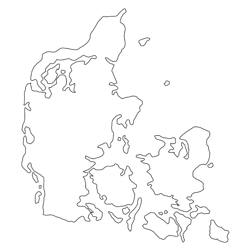 Denmark map