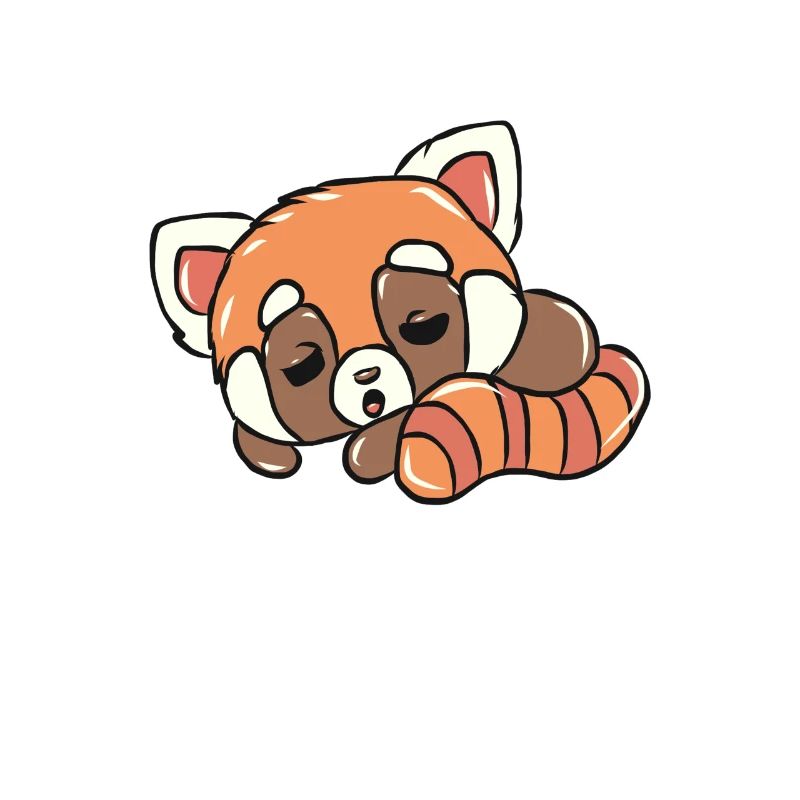 Panda rouge