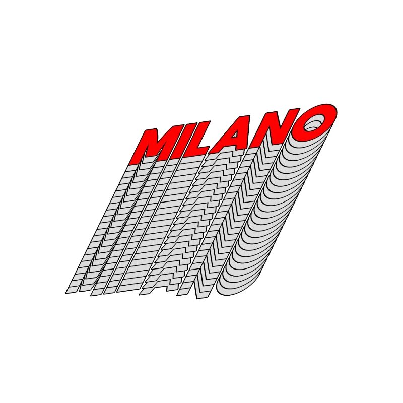 Milano Neon Lines 3D Perspective
