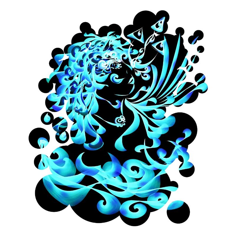 Aquarius Element Wasser cutout