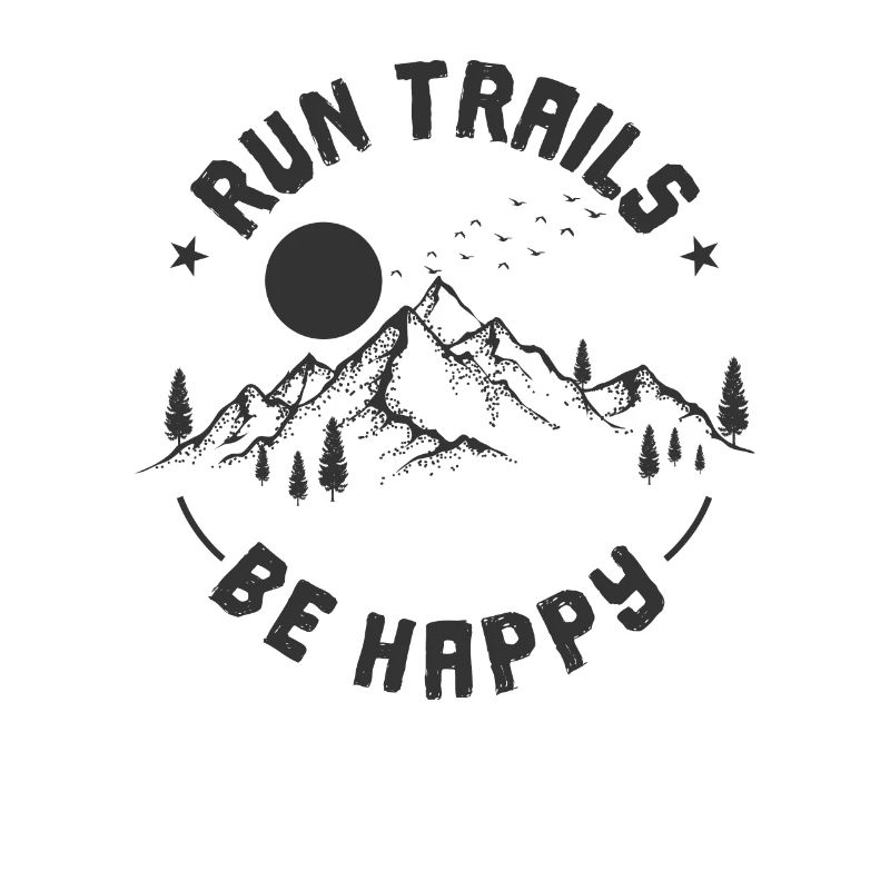 Trail Run Trails Be Happy