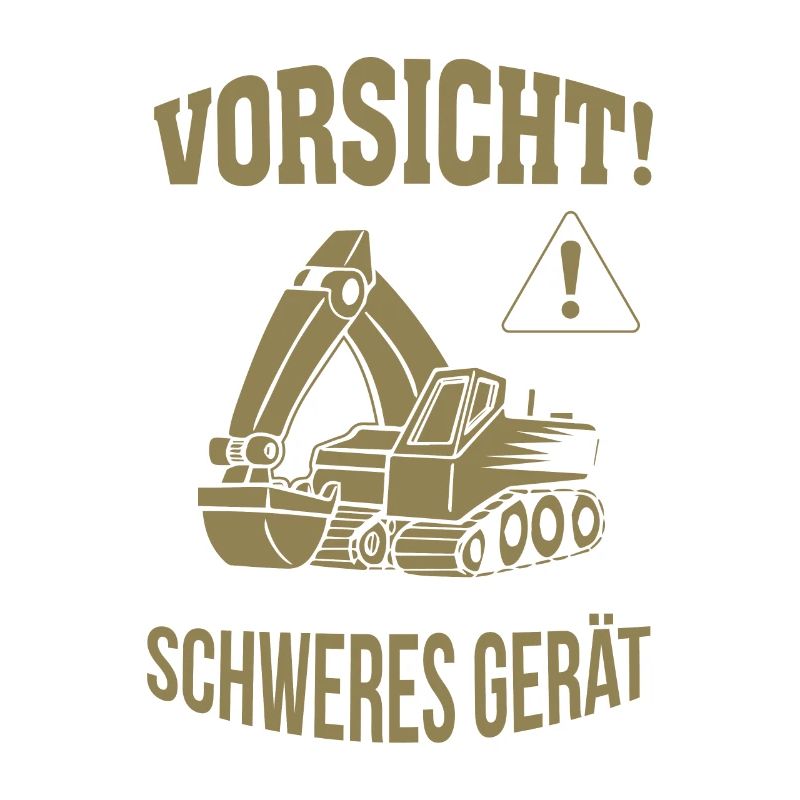 Bagger Baggerfahrer Baugeräteführer Schweres Gerät
