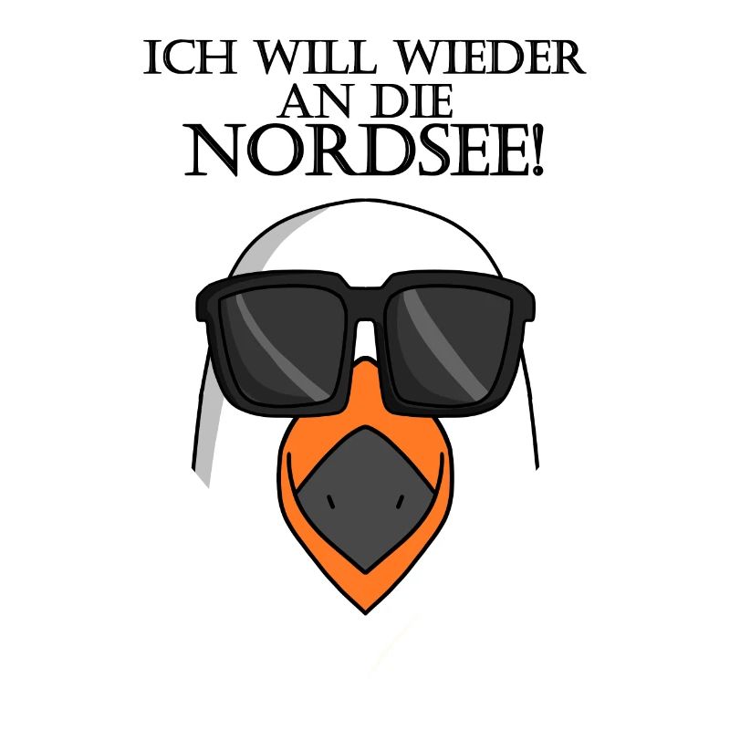 Nordsee Plattdeutsch Spruch Moin Möwe