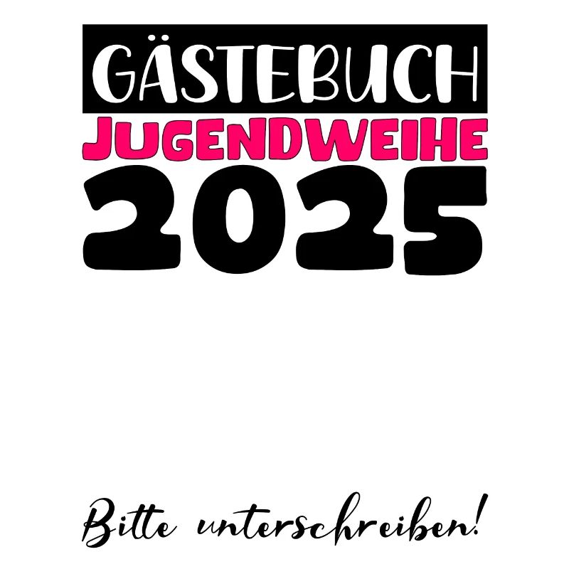 Jugendweihe 2025 Gästebuch Geschenk Mädchen Jungen