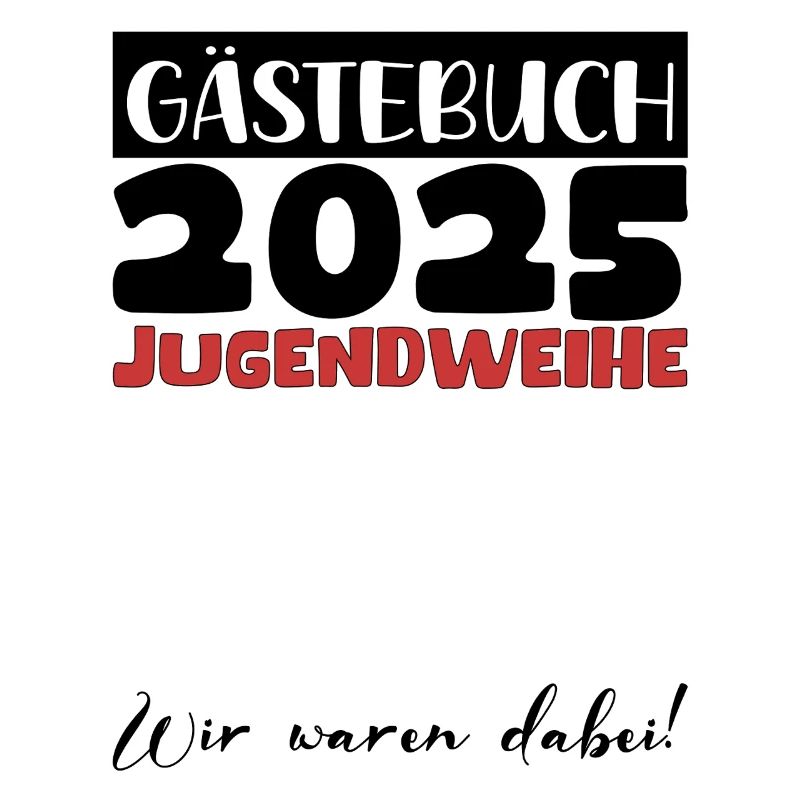 Jugendweihe 2025 Gästebuch Geschenk Mädchen Jungen