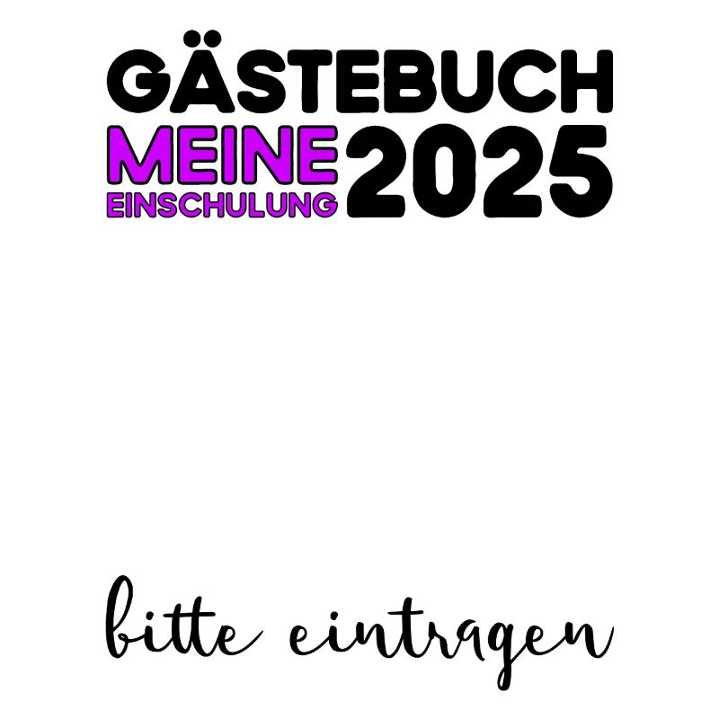 Gästebuch Einschulung 2025 Junge Mädchen Schulkind