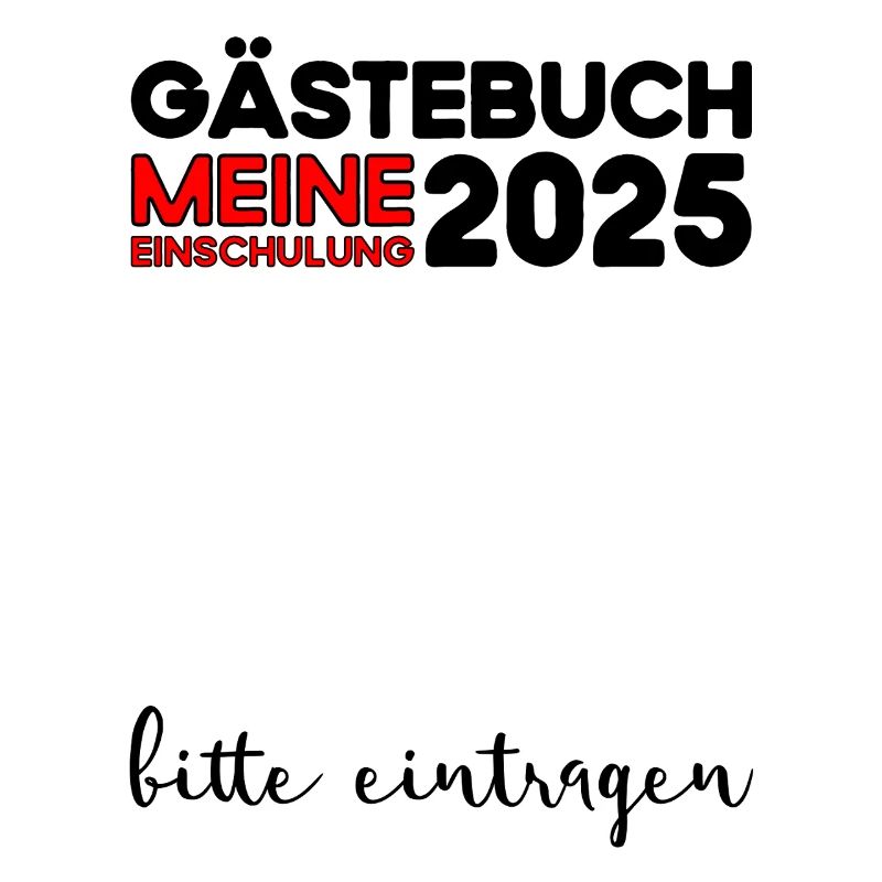 Gästebuch Einschulung 2025 Junge Mädchen Schulkind