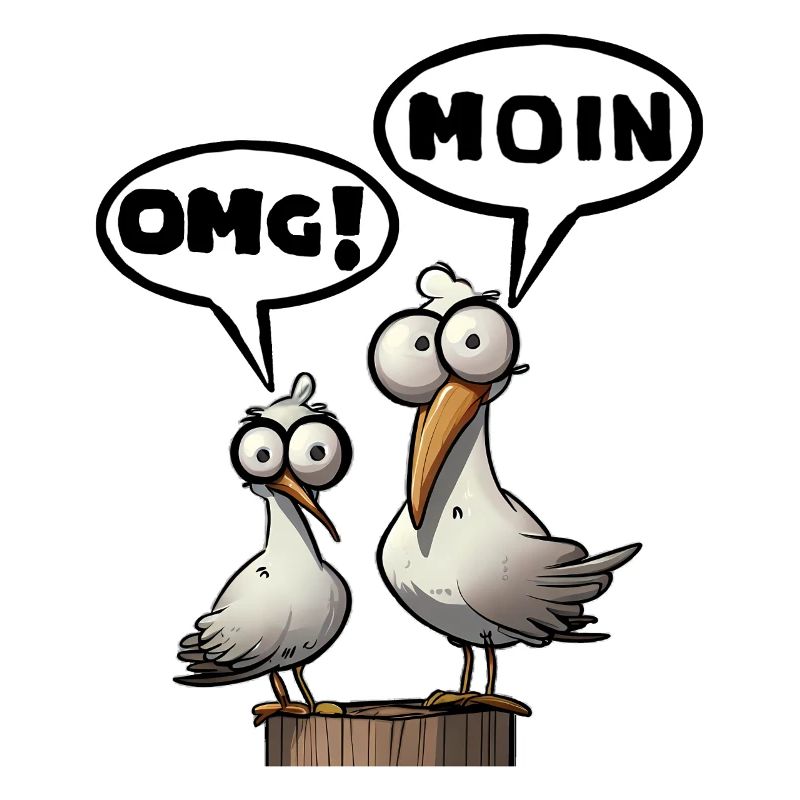 Die Bäädden Möwen - Möwe omg moin