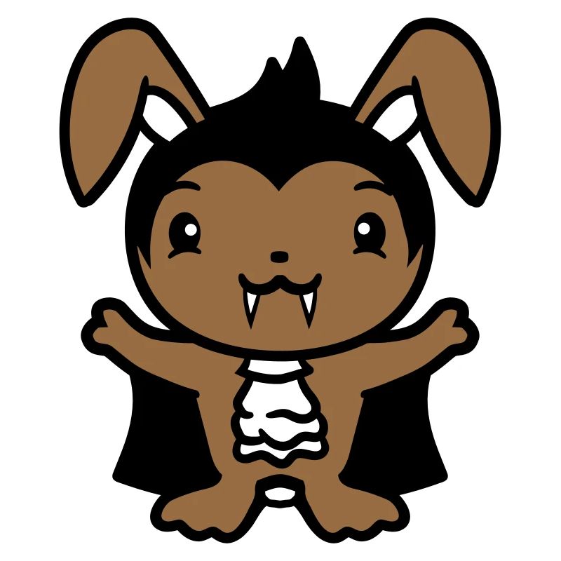 Lapin Vampire Sharp Longues Dents Halloween Costume