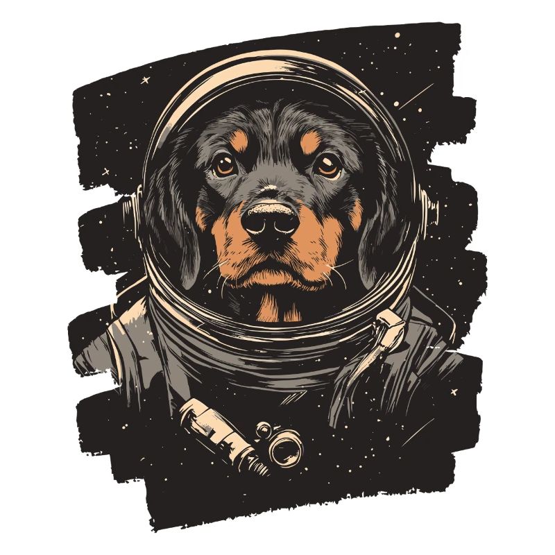 Rottweiler Astronaut
