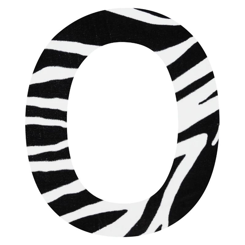 Buchstabe o zebra