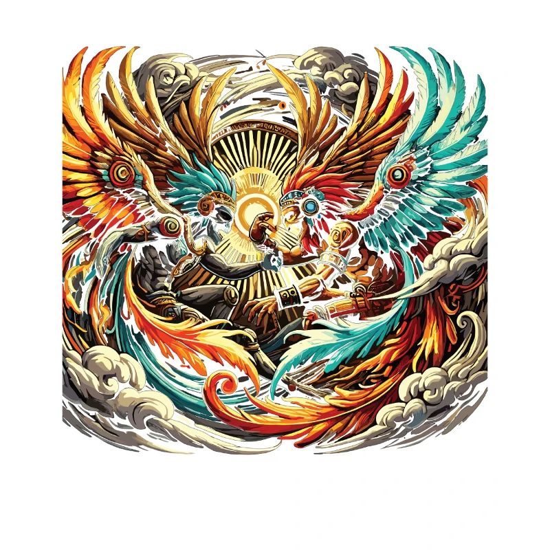 Duel du Phénix des Ailes de Feu