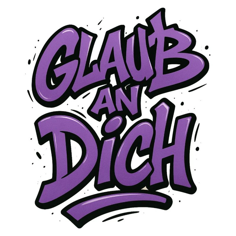 Glaub an Dich Graffiti