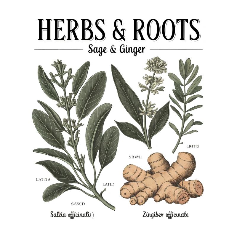 Herbs & Roots – Sage & Ginger