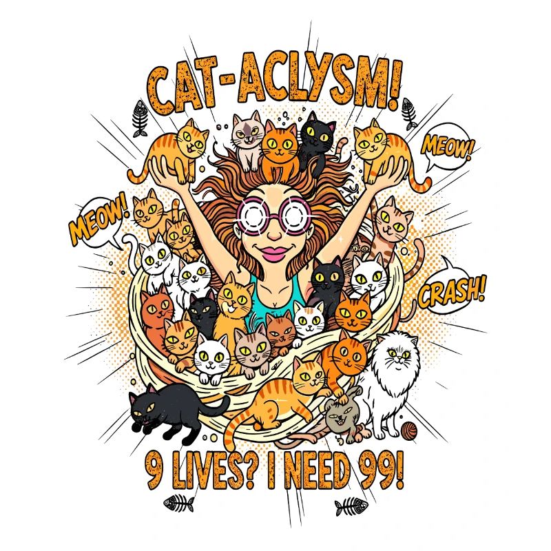 CAT-ACLYSM! 99 Cats Chaos - Comic