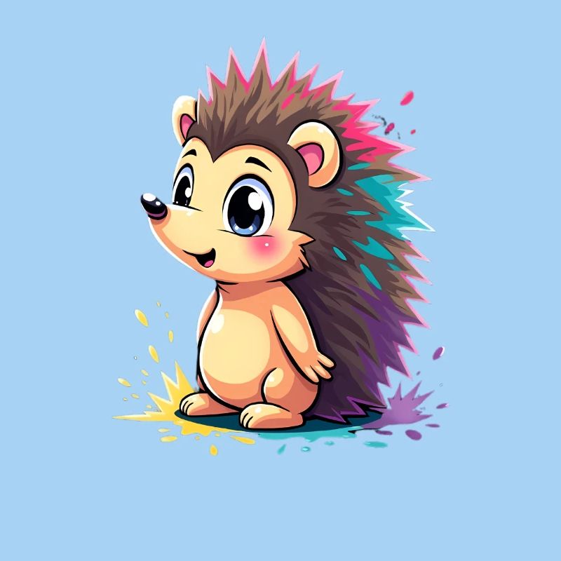 Rainbow spine hedgehog