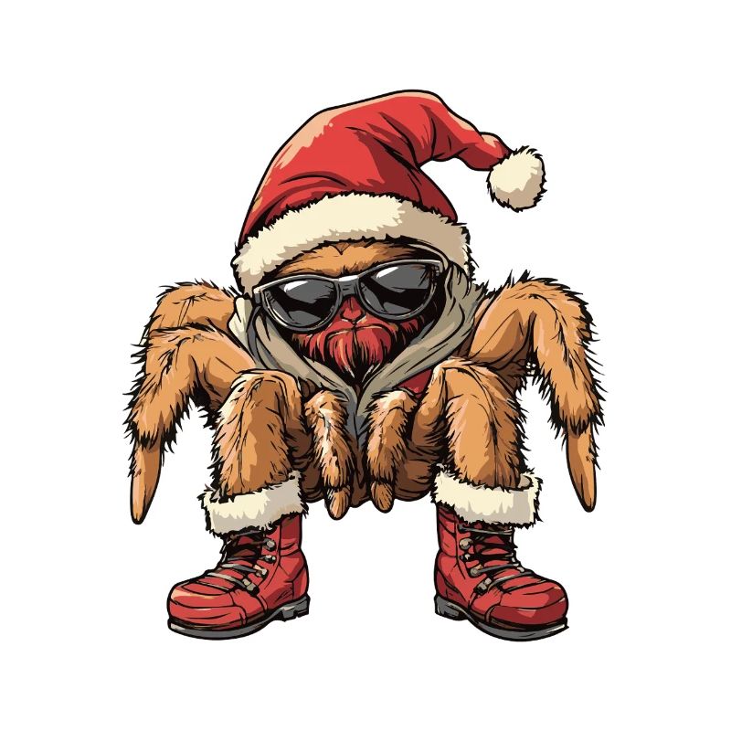 Tarantula Weihnachten Winter