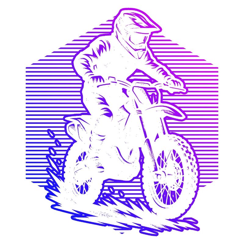 Conception compacte du motocross