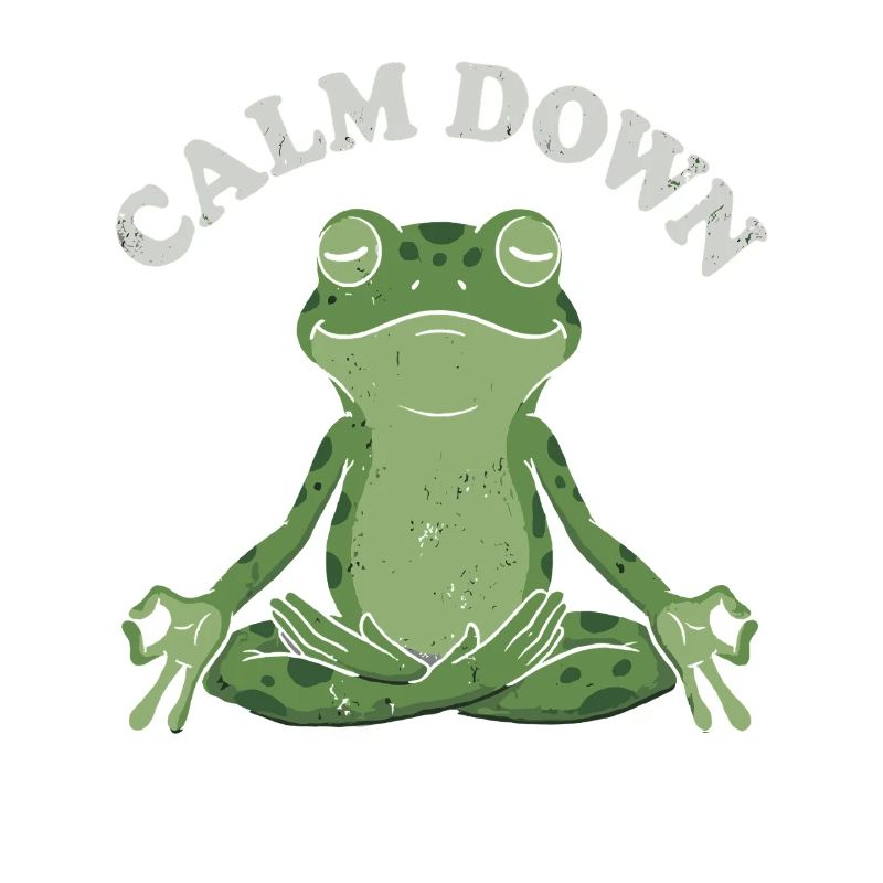 Kleine Kröte Meditationspose