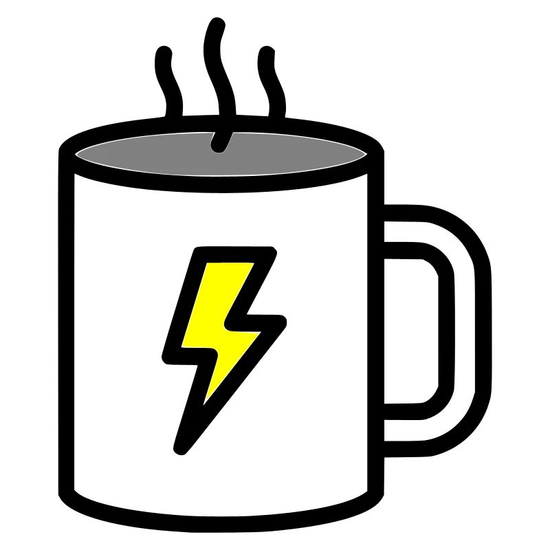 Starker Kaffee Tasse Strom