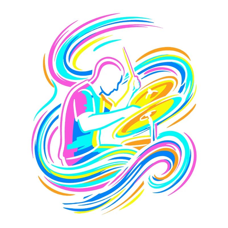 Batteur coloré