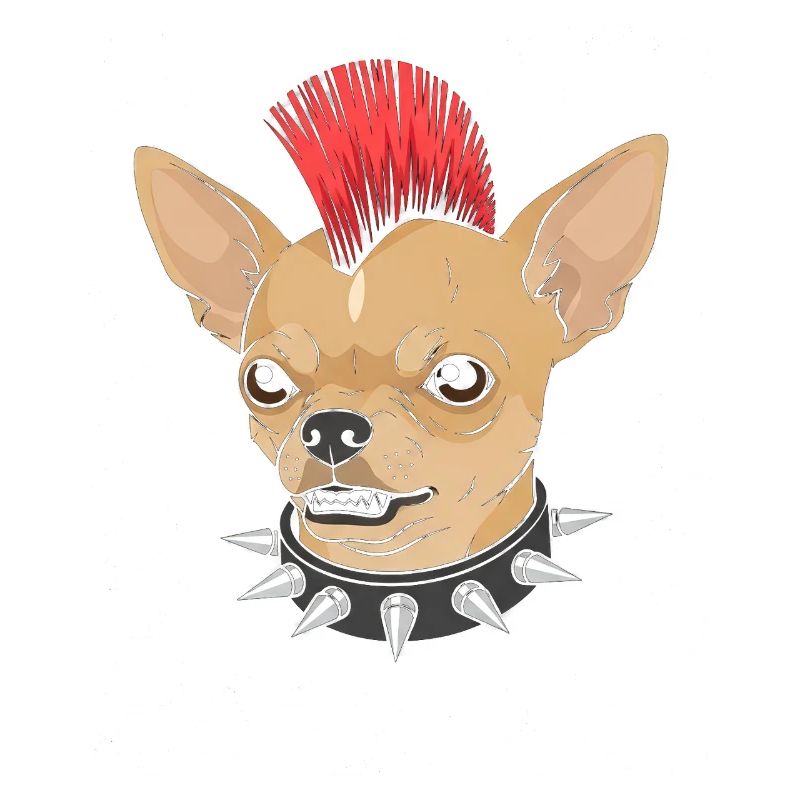 Punk-Chihuahua Mohawk
