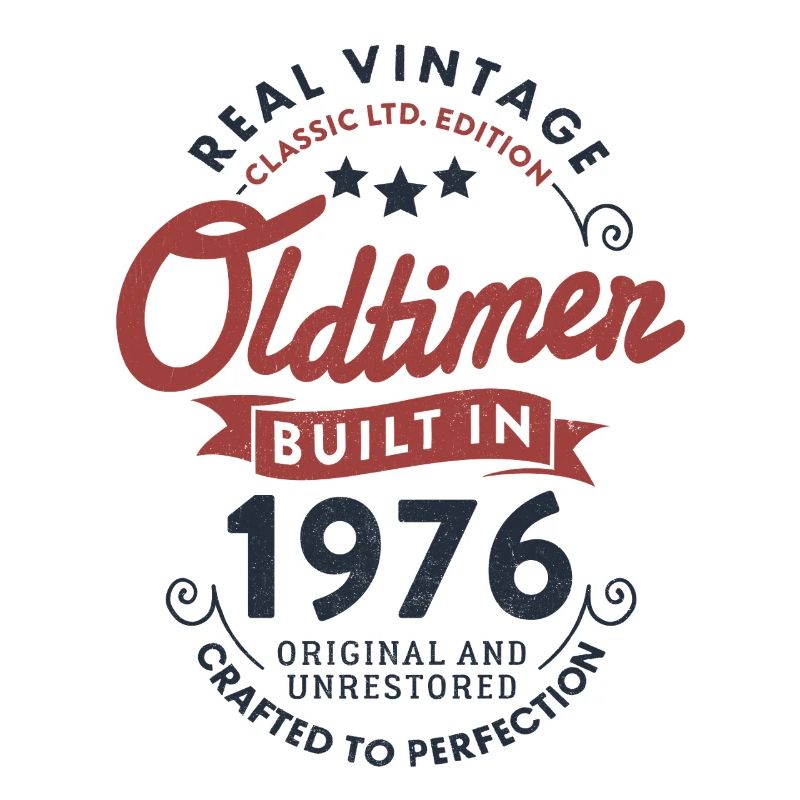 Vintage 1976 Oldtimer 50. Geburtstag