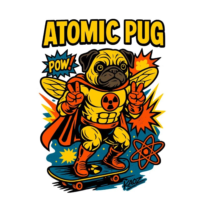 Atomic Pug Hero an Bord