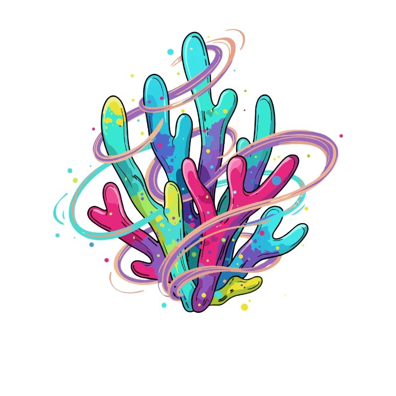Tourbillon de corail néon