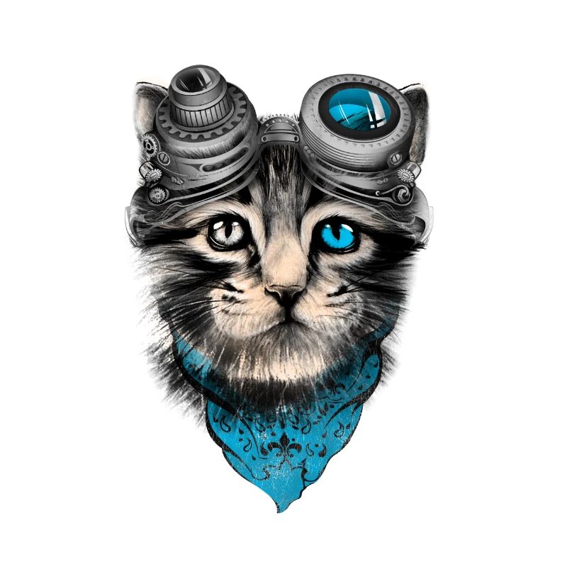 Steampunk-Katze