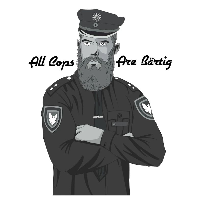 Bärtig Cop