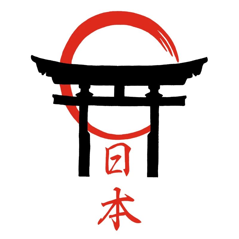 Torii-Tor (Schwarz)