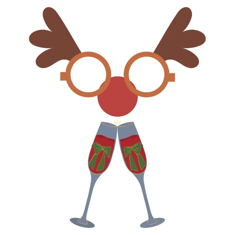 Weihnachtsdesign-Geschenkidee-Feier