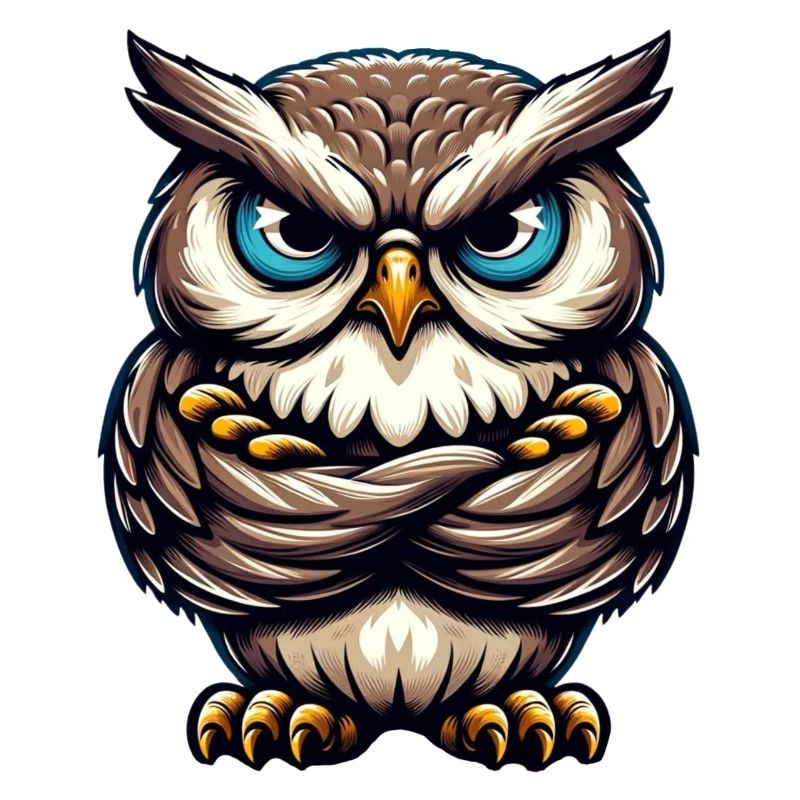 Grumpy Owl