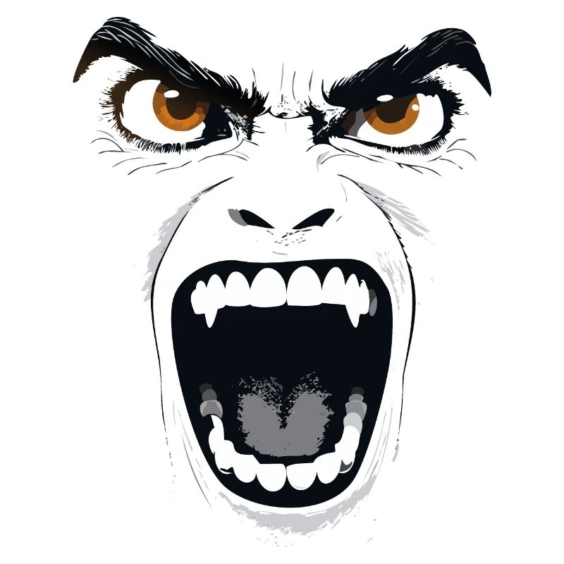 Scary Vampire Face