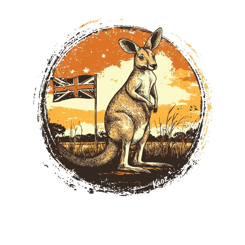 Australisches Känguru des Britischen Imperiums