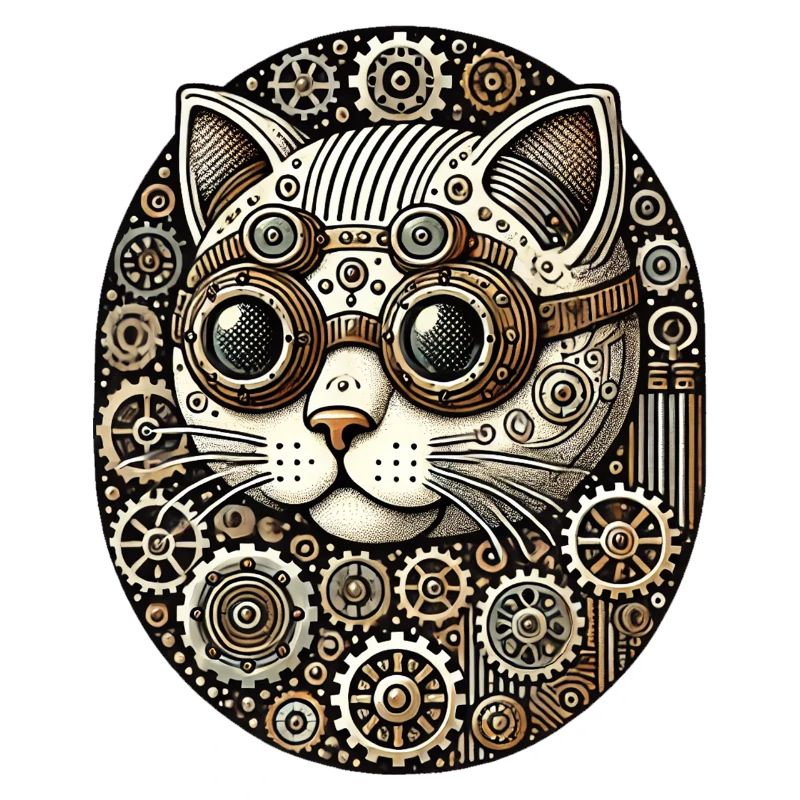 Steampunk Kitty Cat